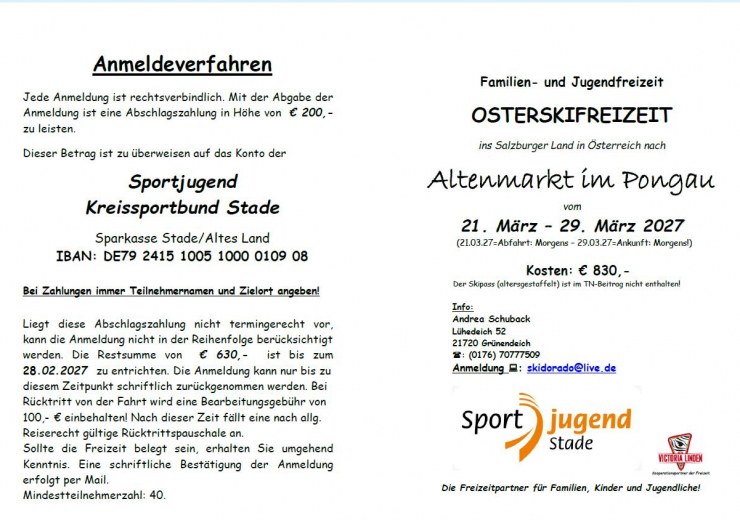 Anmeldung 2027
